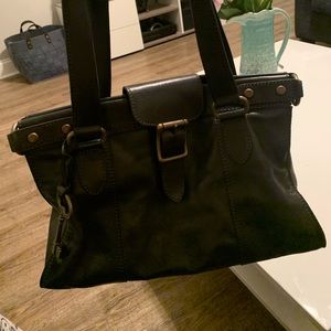 Black Leather Purse